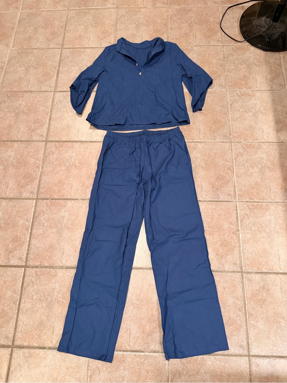 Amazon Women's Boot Cut & Flare Two-Piece Set in Blue